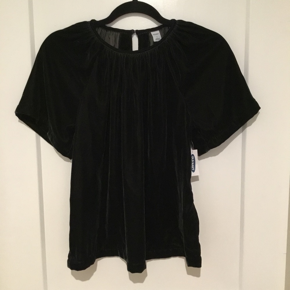 NWT velvet blouse